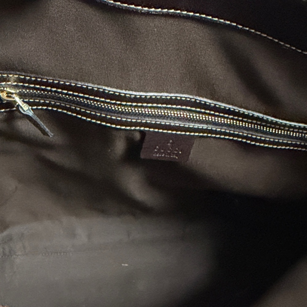 Gucci Beige and Brown Patterned Tote - Picture 7 of 9